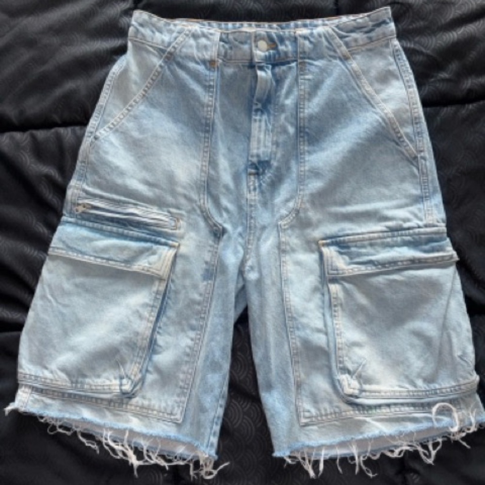 ZARA | ZW Mid Rise Cargo Shorts | Wmn’s Sz 8 US